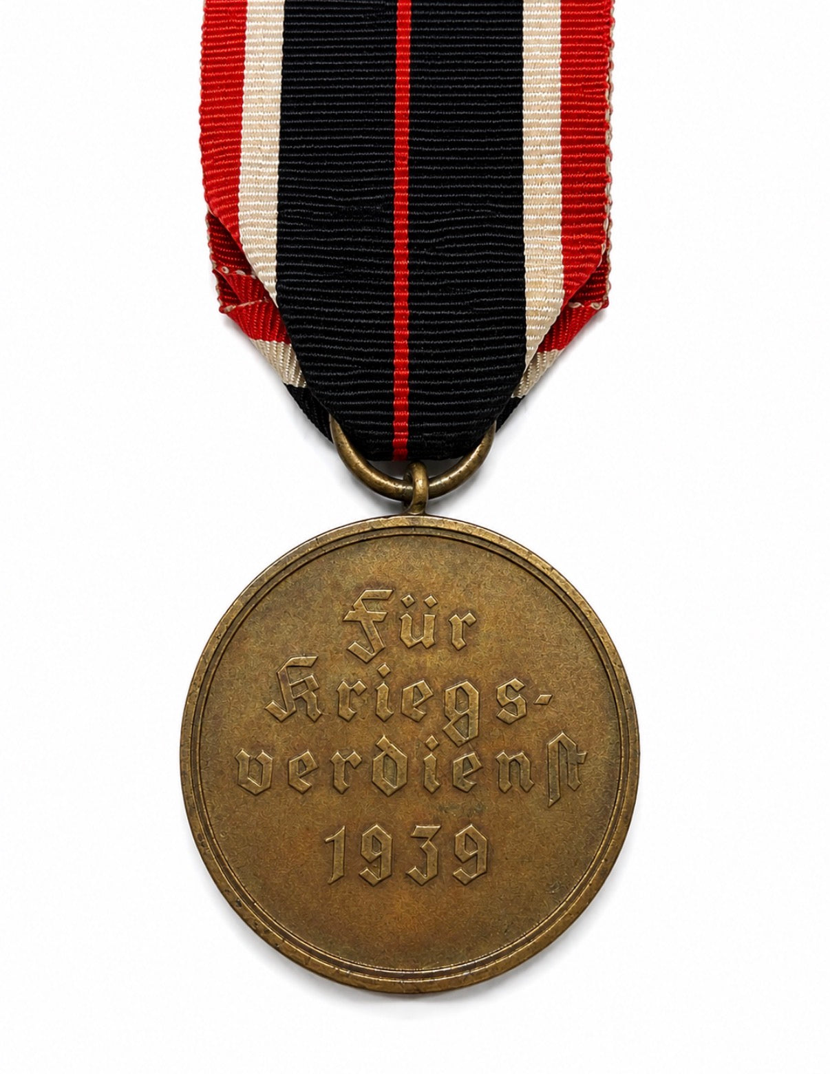 Original WW2 German War Merit Medal 1939 (Kriegsverdienstmedaille) With Ribon