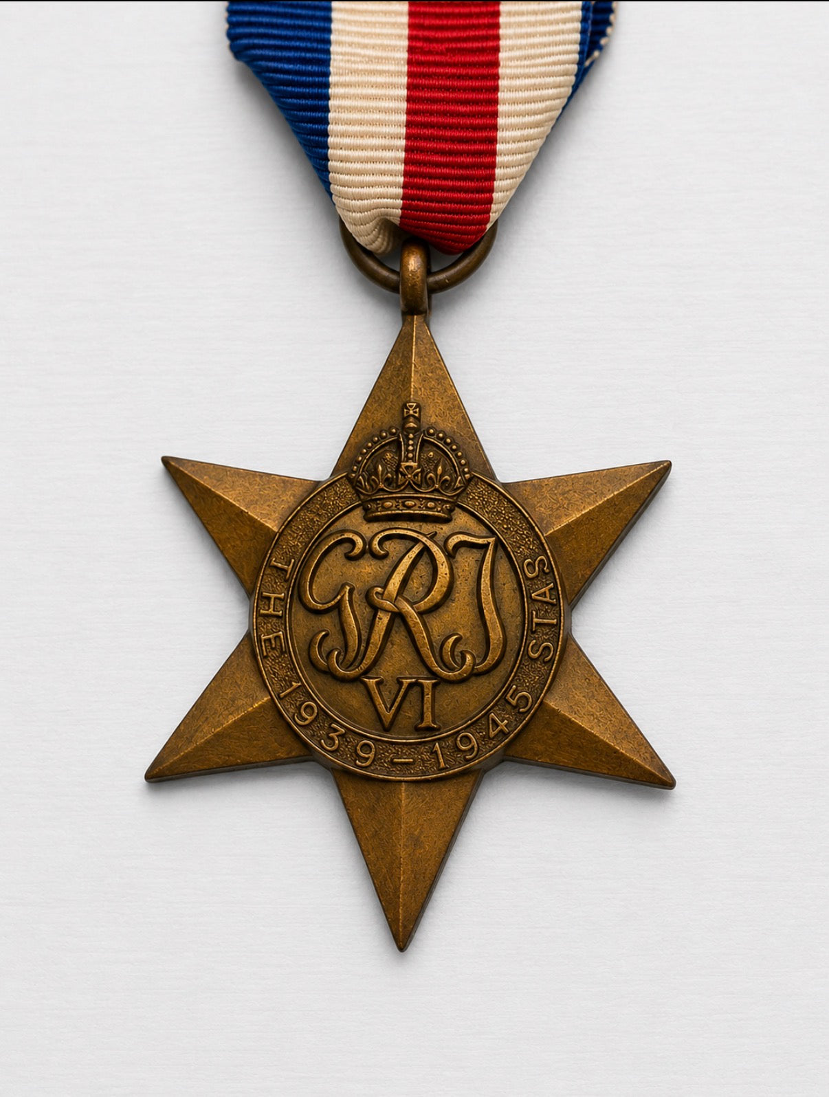 Original WW2 British 1939-1945 Star Medal | Full Size Campaign Star | WWII British Army RAF Royal Navy Medal