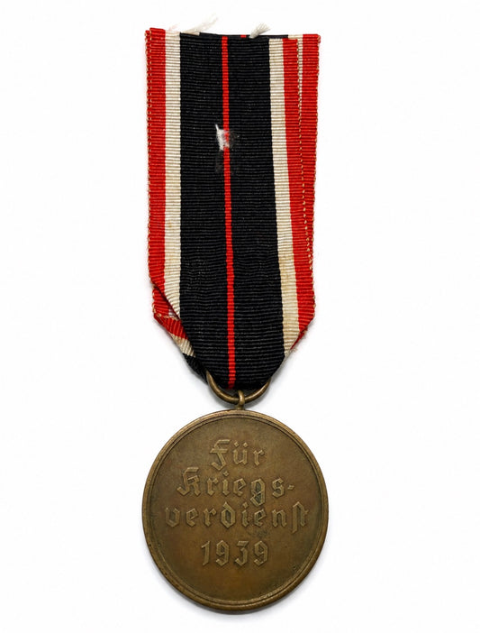 Original WW2 German War Merit Medal 1939 (Kriegsverdienstmedaille) With Ribon