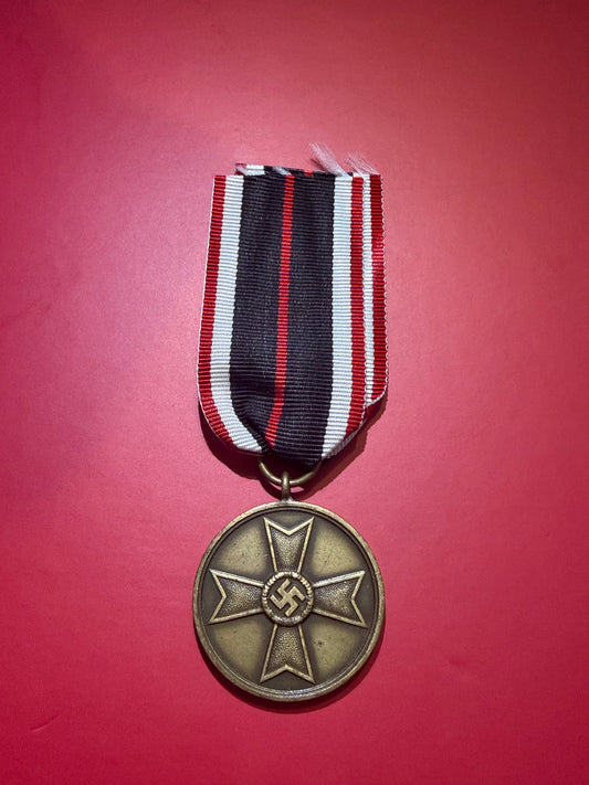 Original WW2 German War Merit Medal 1939 (Kriegsverdienstmedaille) With Ribon