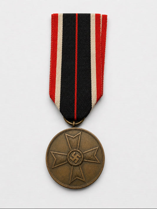 Original WW2 German War Merit Medal 1939 (Kriegsverdienstmedaille) With Ribon