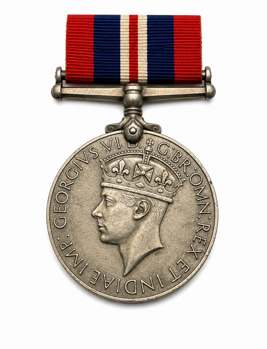 Original WW2 British 1939–1945 War Medal With Ribbon – Full Size Campaign Medal