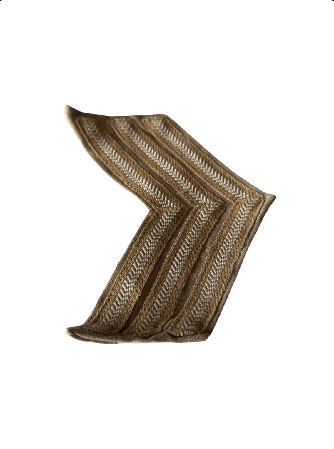 WW2 British Army Sergeant’s Cloth Rank Chevron Badge – Original Military Uniform Patch