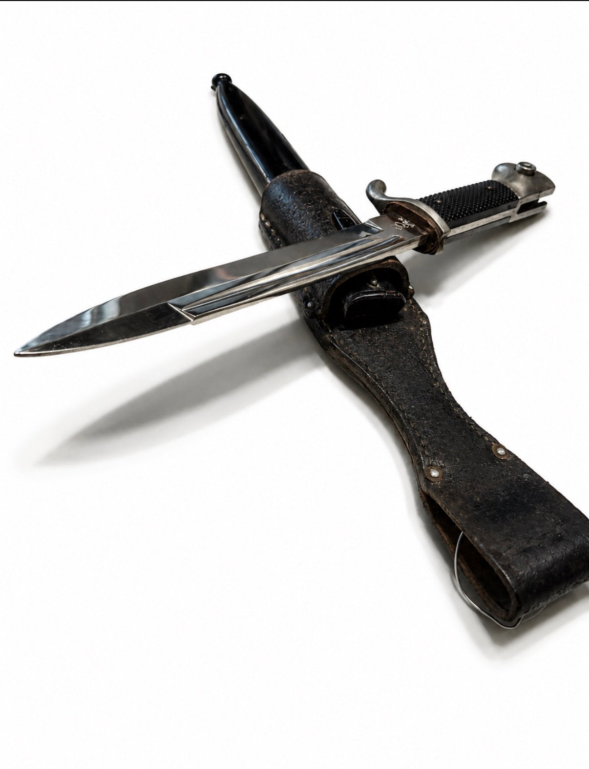Original German WW2 K98 Dress Bayonet By WKC With Scabbard & Frog