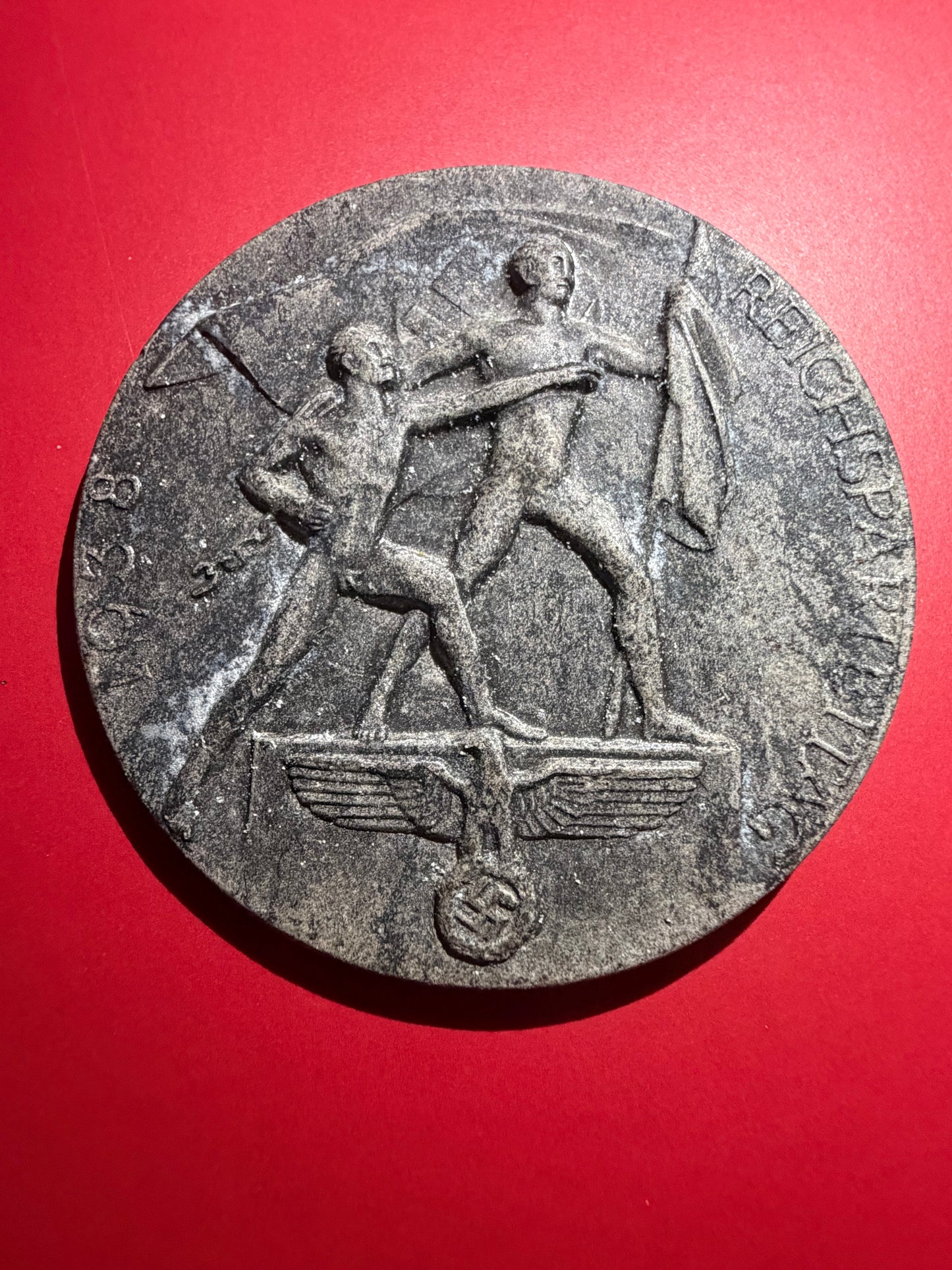 NSDAP party day badge 1938 - Reichsparteitag German Third Reich WW2