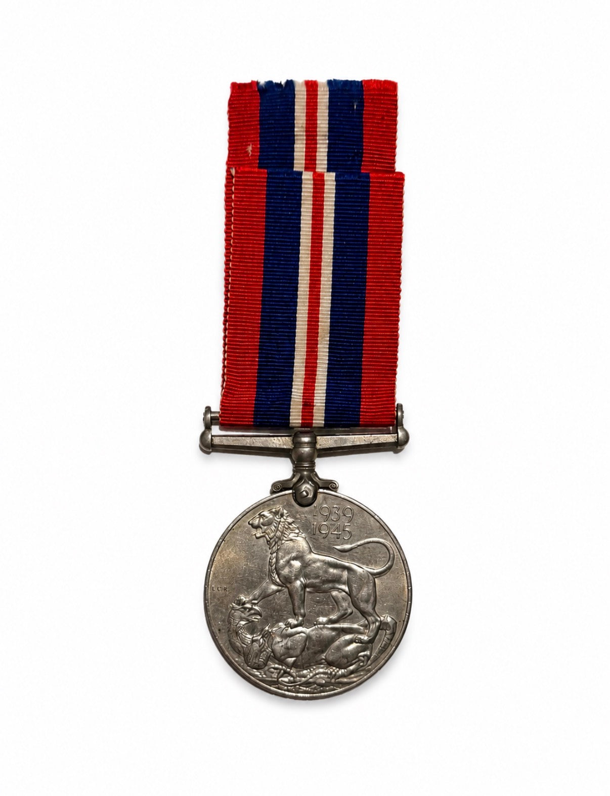 Original WW2 British 1939–1945 War Medal With Ribbon – Full Size Campaign Medal