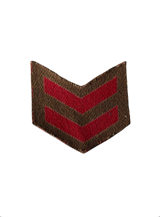 WW2 British Army Overseas Service Chevron Patch – Original Second World War Uniform Insignia