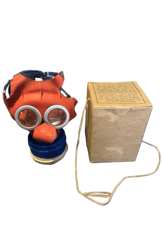 WW2 British Child’s Gas Mask (Mickey Mouse) with Original Box