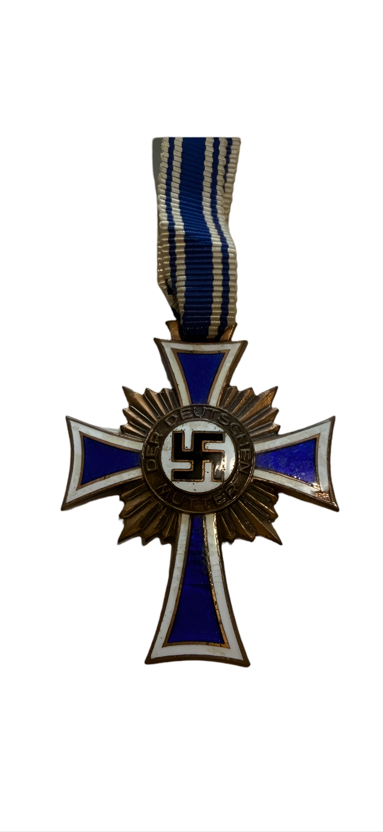 Original WW2 German Mother’s Cross Set – Bronze, Silver & Gold Grades Complete Trio